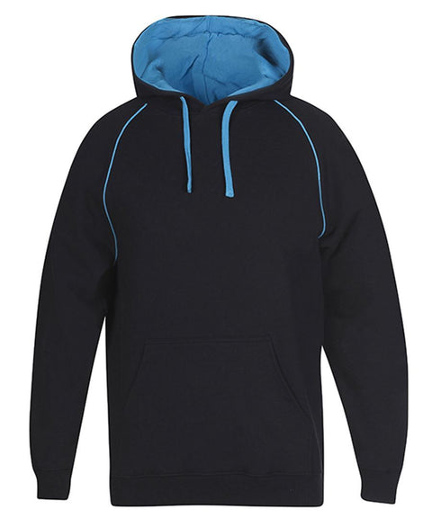 Black/Aqua Hoodie