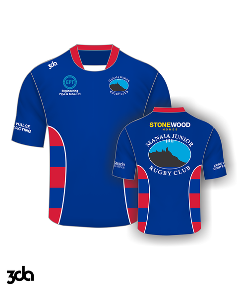 Manaia Jnr Rugby Sublimated Tee