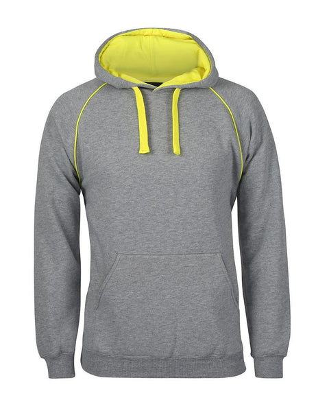 Grey Marle/Yellow Hoodie