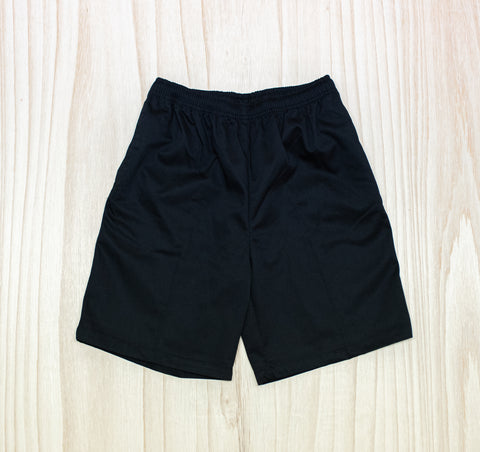 Tikipunga High Black Elastic Shorts