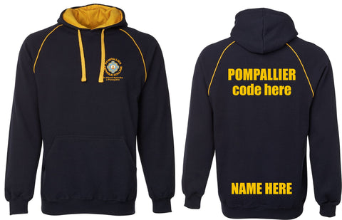 Pompallier College Contrast Hoodie