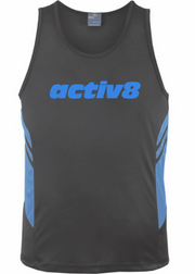 Activ8 Kids, Womens and Mens Singlets