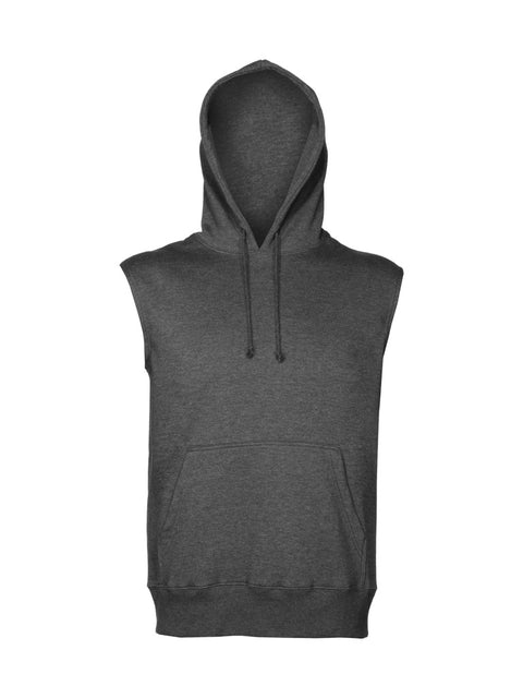 Charcoal Sleeveless Hoodie